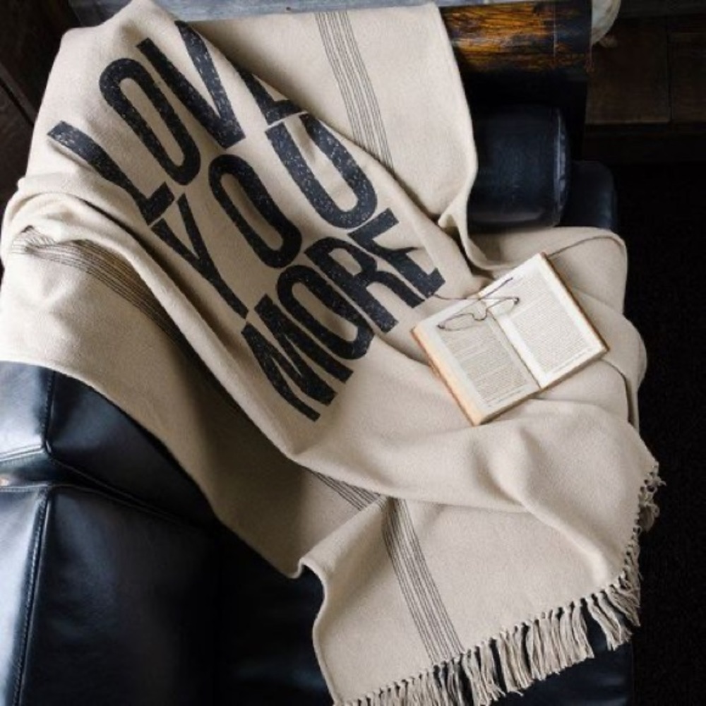 “Love You More” Throw Blanket